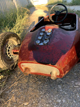 Voiture à Pédales en tôle, " MATRA " - Morellet Guérineau. Collection Vintage