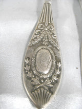 ANCIENS LOT 12 COUVERTS CUILLERE FOUCHETTE ARGENT MASSIF&nbsp;