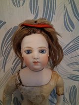 Ancienne poupée de mode François gaultier cuir et porcelaine