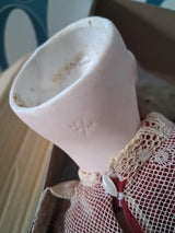 Ancienne poupée de mode François gaultier cuir et porcelaine