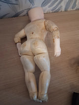 Ancienne poupée de mode François gaultier cuir et porcelaine