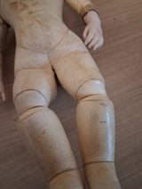 Ancienne poupée de mode François gaultier cuir et porcelaine