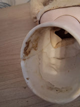 Ancienne poupée de mode François gaultier cuir et porcelaine