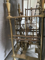 ANCIENNE HORLOGE LANTERNE A 2 CLOCHES 2 MARTEAUX XVIIIEME ANTIQUE CLOCK 18th