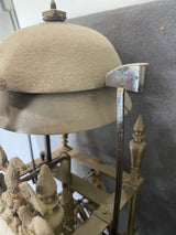 ANCIENNE HORLOGE LANTERNE A 2 CLOCHES 2 MARTEAUX XVIIIEME ANTIQUE CLOCK 18th