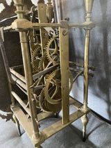 ANCIENNE HORLOGE LANTERNE A 2 CLOCHES 2 MARTEAUX XVIIIEME ANTIQUE CLOCK 18th