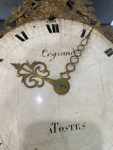 ANCIENNE HORLOGE LANTERNE A 2 CLOCHES 2 MARTEAUX XVIIIEME ANTIQUE CLOCK 18th