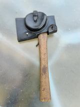 Allemand ww2 Pionnier 1940 Landser Hache + Étui Cuir Libération 1944 Vosges