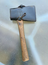 Allemand ww2 Pionnier 1940 Landser Hache + Étui Cuir Libération 1944 Vosges