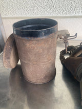 ANCIEN MASQUE A GAZ ALLEMAND GUMMIMASKE WW1 COMPLET GUERRE TRANCHEE