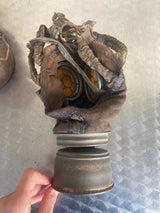 ANCIEN MASQUE A GAZ ALLEMAND GUMMIMASKE WW1 COMPLET GUERRE TRANCHEE