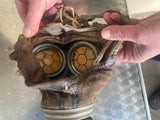 ANCIEN MASQUE A GAZ ALLEMAND GUMMIMASKE WW1 COMPLET GUERRE TRANCHEE