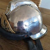 Ancien et rare casque de sapeur pompier motocycliste de la ville de Paris - années 1950