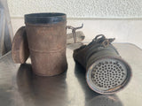 ANCIEN MASQUE A GAZ ALLEMAND GUMMIMASKE WW1 COMPLET GUERRE TRANCHEE