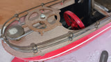 JOUET ANCIEN CARETTE ?BING? BATEAU VAPEUR VIVE 41CM