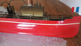 JOUET ANCIEN CARETTE ?BING? BATEAU VAPEUR VIVE 41CM