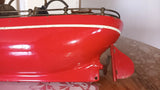 JOUET ANCIEN CARETTE ?BING? BATEAU VAPEUR VIVE 41CM