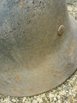 Authentique CASQUE ALLEMAND WW2