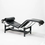 Original Cassina LC4 chaise longue cuir design classique chrome Bauhaus Le Corbusier top