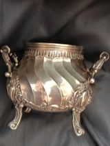 Doutre-Roussel, Service à café Argent Massif- décor rocaille XIX