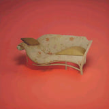 Canapé créateur BIO, RARETÉ ! Peut également être utilisé comme canapé relax, longueur : environ 210 cm, neuf