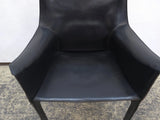 Cassina Cab 413 Chairs noir Bellini chaise en cuir chaise design chaise de salle à manger