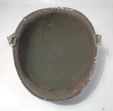Authentique Casque américain US WW2, fab. Avril 1944, jonc avant, liner Firestone, nominatif