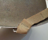 Authentique Casque américain US WW2, fab. Avril 1944, jonc avant, liner Firestone, nominatif