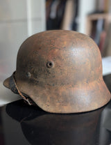 Stahlhelm M40 SE62 Original Casque Allemand WW2