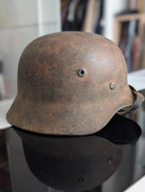 Stahlhelm M40 SE62 Original Casque Allemand WW2