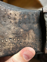 Bottes allemand kriegsmarine alte Stiefel Leder 1939-1945 KM ww2 débarquement