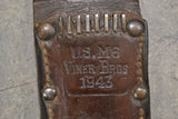 Fourreau cuir US-M6 "VINER-BROS - 1943" - WWII - PARA US - FFI