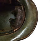 AUTHENTIQUE Casque / helmet Allemand Ww1 / 14-18 Camouflé RARE
