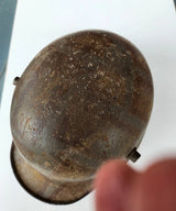 AUTHENTIQUE Casque / helmet Allemand Ww1 / 14-18 Camouflé RARE