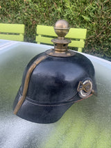 ANCIEN CASQUE A POINTE PRUSSIEN OFFICIER ANTIQUE MILITARY