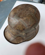 AUTHENTIQUE Casque / helmet Allemand Ww1 / 14-18 Camouflé RARE