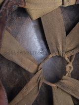 AUTHENTIQUE CASQUE M2 PARACHUTISTE US WWII NAMED 11TH AIRBORNE PARATROOPER MIA ORIGINAL WW2