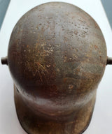 AUTHENTIQUE Casque / helmet Allemand Ww1 / 14-18 Camouflé RARE