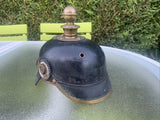 ANCIEN CASQUE A POINTE PRUSSIEN OFFICIER ANTIQUE MILITARY