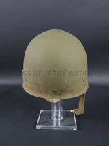 AUTHENTIQUE CASQUE M2 PARACHUTISTE US WWII NAMED 11TH AIRBORNE PARATROOPER MIA ORIGINAL WW2