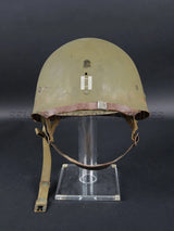 AUTHENTIQUE CASQUE M2 PARACHUTISTE US WWII NAMED 11TH AIRBORNE PARATROOPER MIA ORIGINAL WW2
