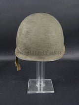 AUTHENTIQUE CASQUE M2 PARACHUTISTE US WWII NAMED 11TH AIRBORNE PARATROOPER MIA ORIGINAL WW2