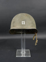 AUTHENTIQUE CASQUE M2 PARACHUTISTE US WWII NAMED 11TH AIRBORNE PARATROOPER MIA ORIGINAL WW2