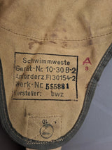 Gilet de sauvetage pilote Luftwaffe   WW2 Schwimmweste