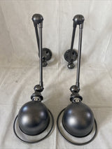 2 Lampes appliques Jielde a 2 Bras de 40cm