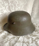 Ancien Casque Militaire Allemand 1ere Guerre Mondiale 1916 Bombe frappée ET66