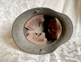 Ancien Casque Militaire Allemand 1ere Guerre Mondiale 1916 Bombe frappée ET66
