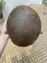 Authentique Casque Allemand Mod.16 Camouflé « Tortue » Stahlhelm