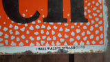 Ancienne plaque émaillée double face GOODRICH pneu automobile GéoHam EAS 80x60cm