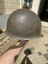 Authentique Casque US M1 9eme DIC